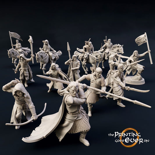 Rangers Warband (sculpted by Print Goes Ever On)