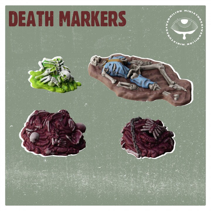 Death Markers (Sculpted by Vermillion Miniatures)