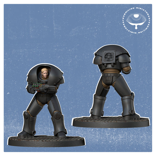 Soldier 2 - Secret Service (Sculpted by Vermillion Miniatures)