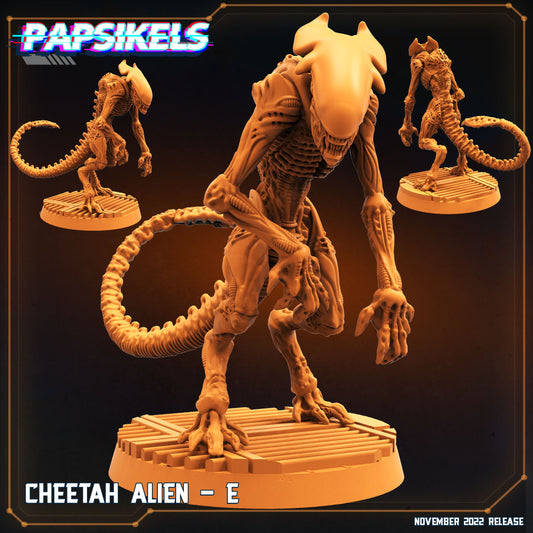 Cheetah Alien E - Xenomorph Fan Art (sculpted by Papsikels)