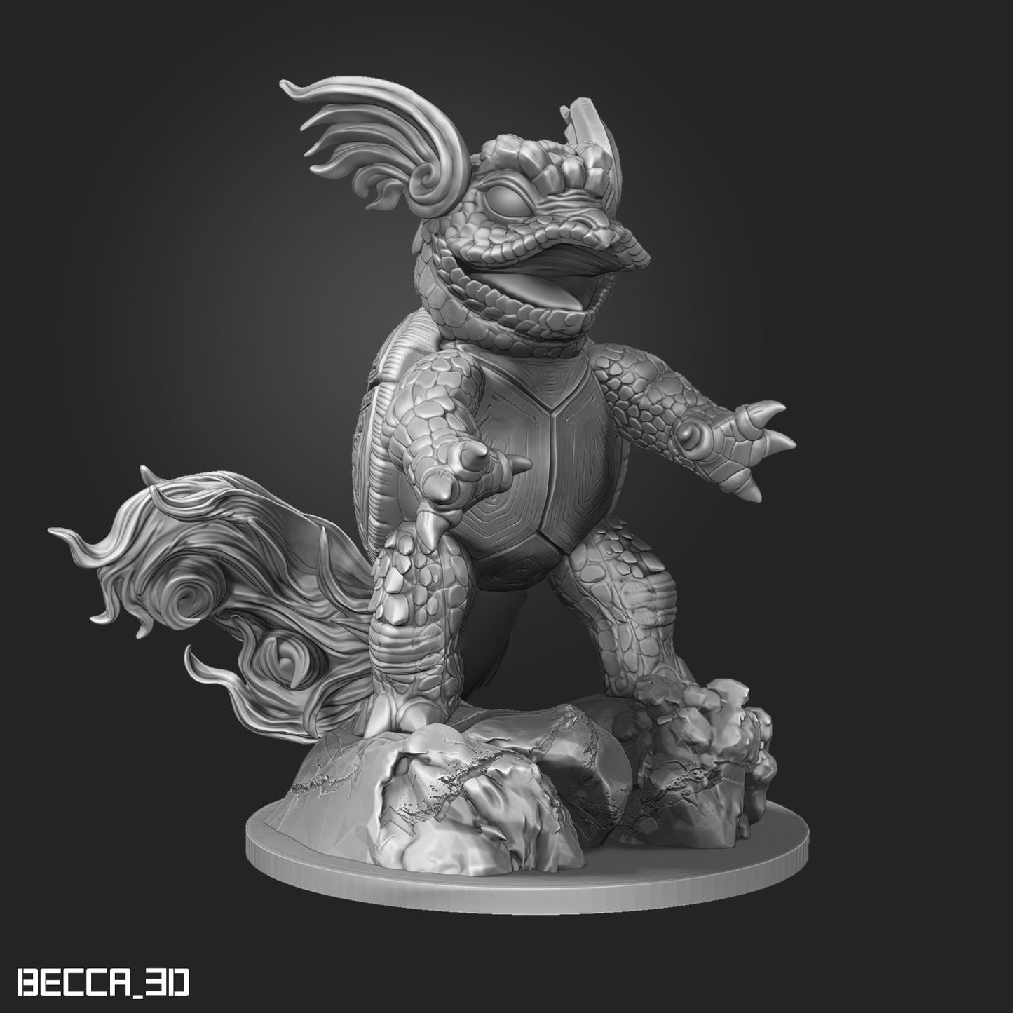 Water Turtle (sculpted by Kaijumon)