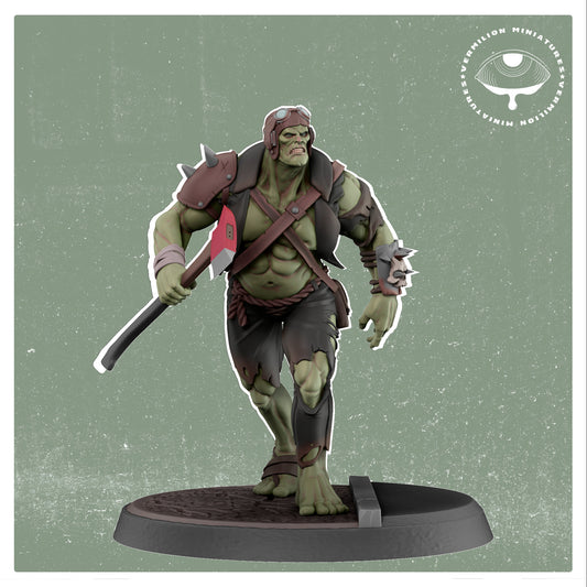 Atomic Mutant with Axe (Sculpted by Vermillion Miniatures)