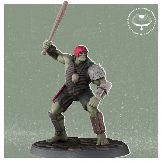 Atomic Mutant with Baseball Bat (Sculpted by Vermillion Miniatures)