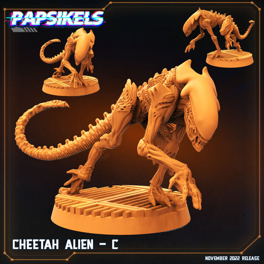 Cheetah Alien C - Xenomorph Fan Art (sculpted by Papsikels)