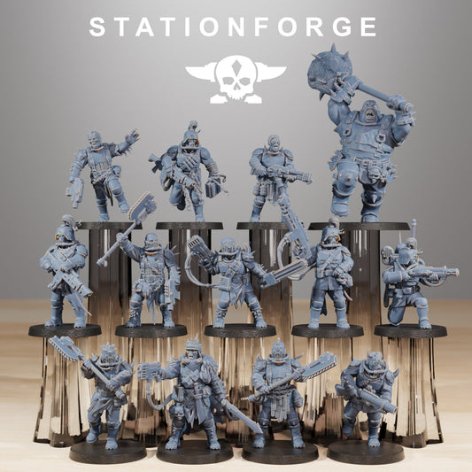 Corrupted Guard Forsaken - set of 12 (with Mutant option) (sculpted by Stationforge)