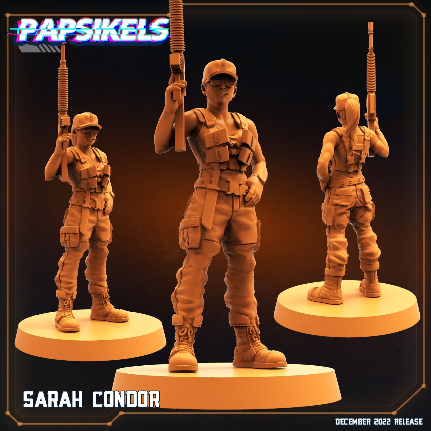 Sarah Condor (sculpted by Papsikels)