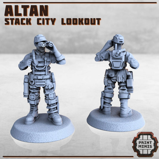 Stack City Lookout (by Print Minis)