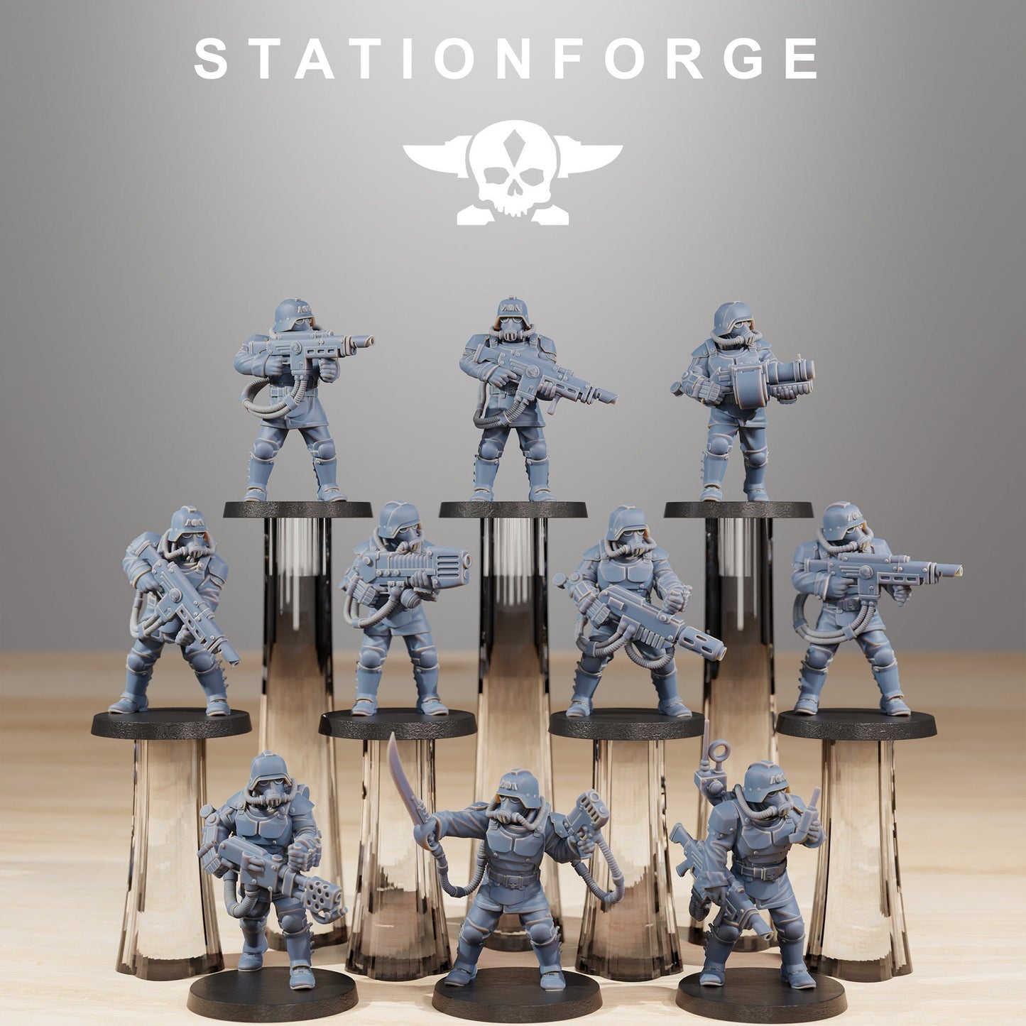 Grim Commandos - set of 10 (sculpted by Stationforge)