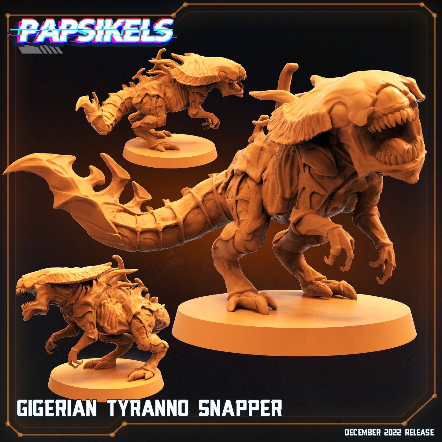 Gigerian Tyranno Snapper -  Alien Fan Art (sculpted by Papsikels)