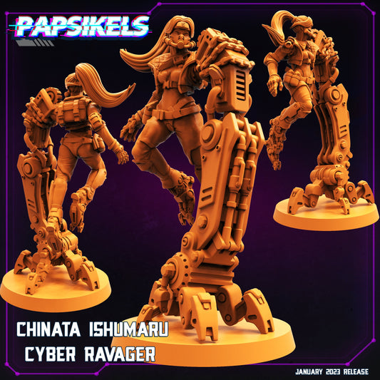 Chinata Ishumiru Cyber Ravager (sculpted by Papsikels)