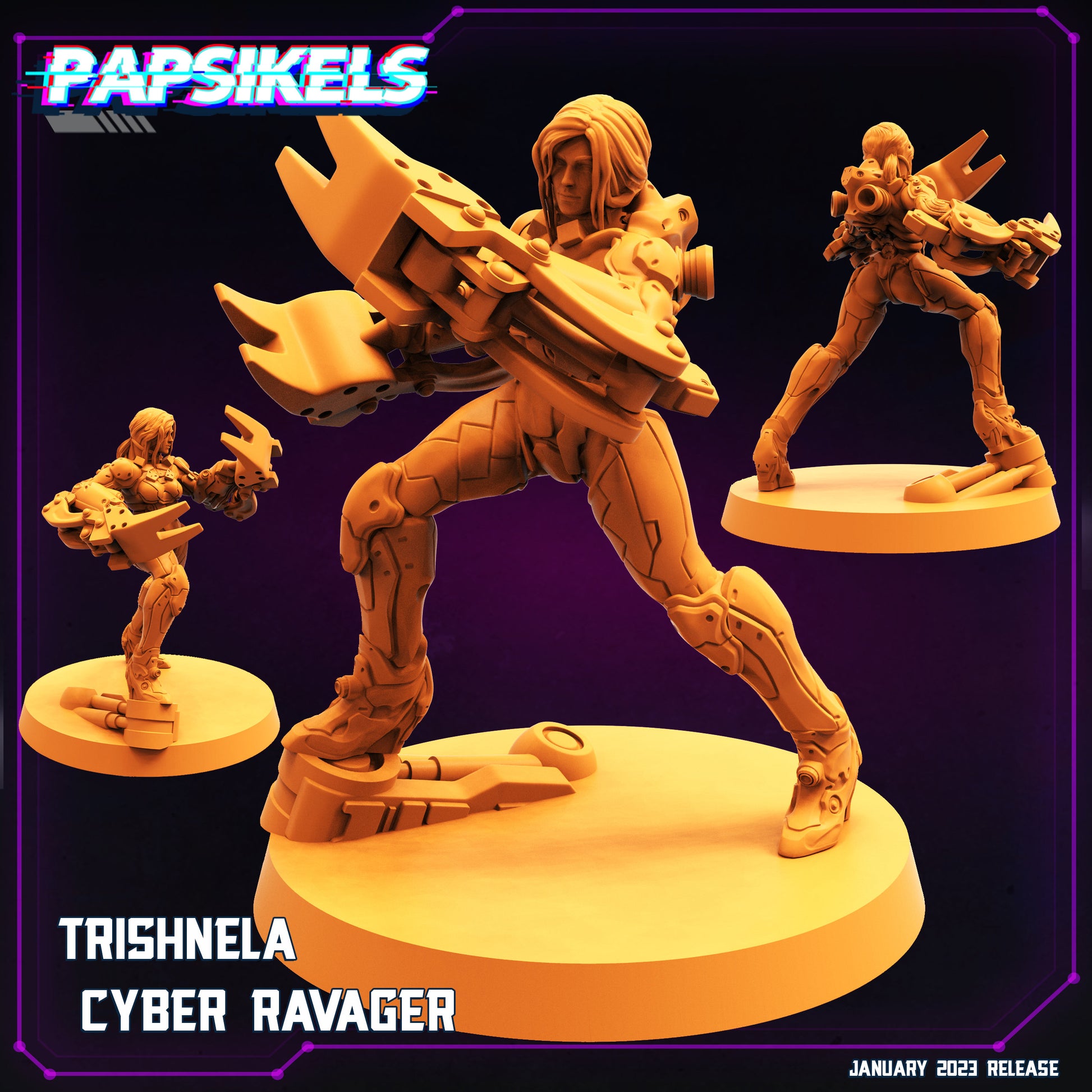 Trishnela Cyber Ravager (sculpted by Papsikels)