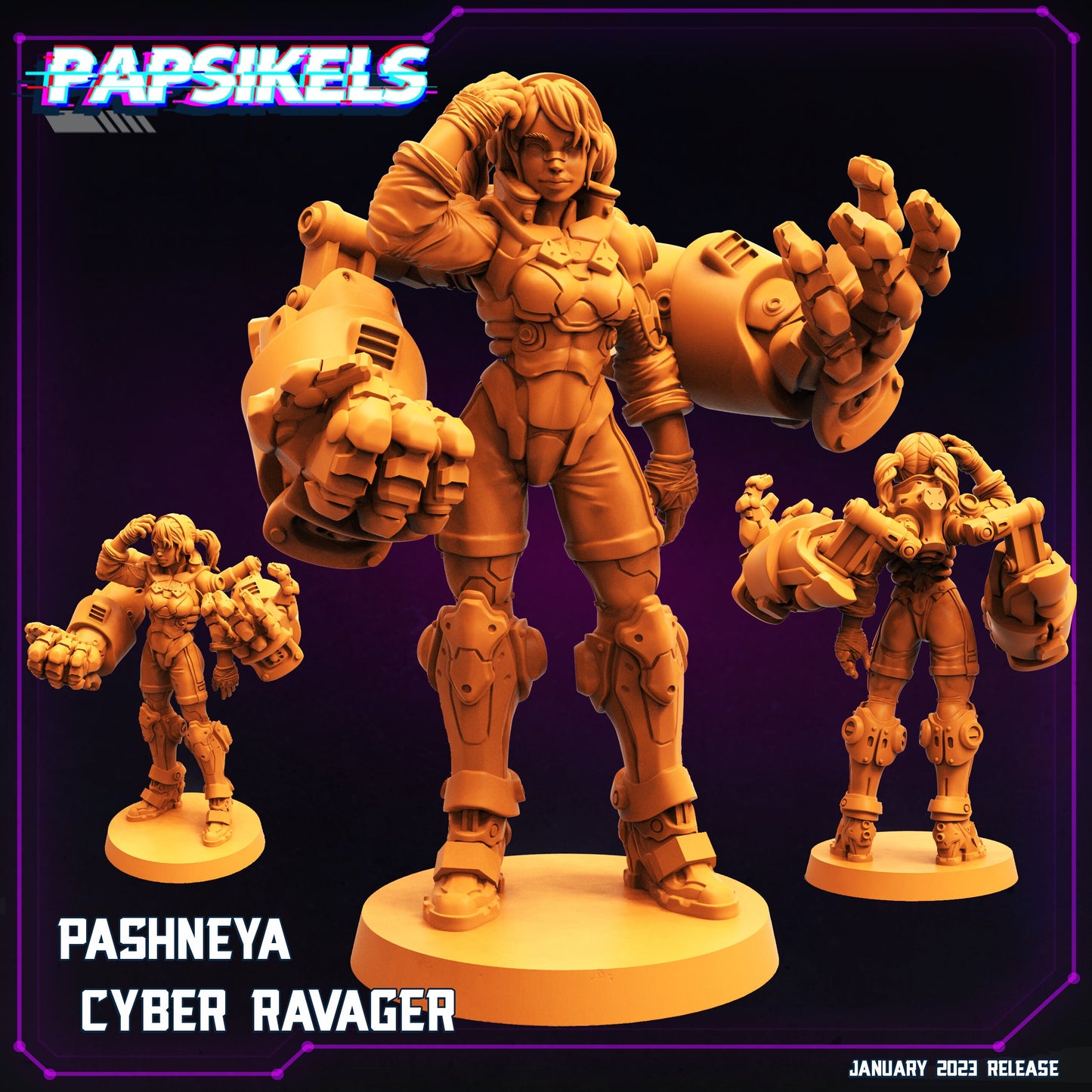 Pashneya Cyber Ravager (sculpted by Papsikels)