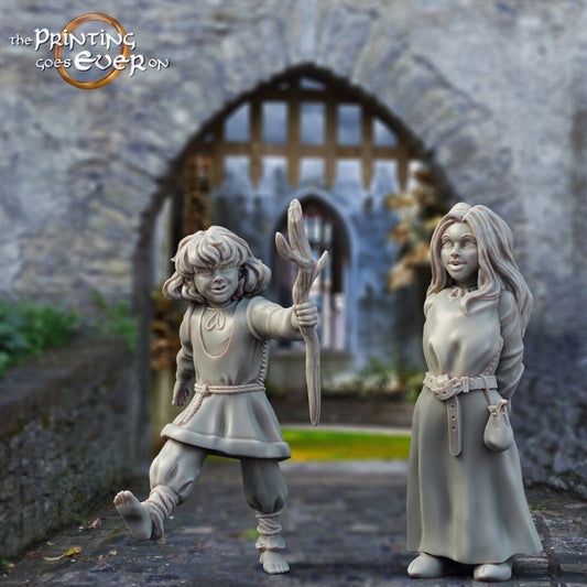 Gonthan Citizen - Children (sculpted by Print Goes Ever On)