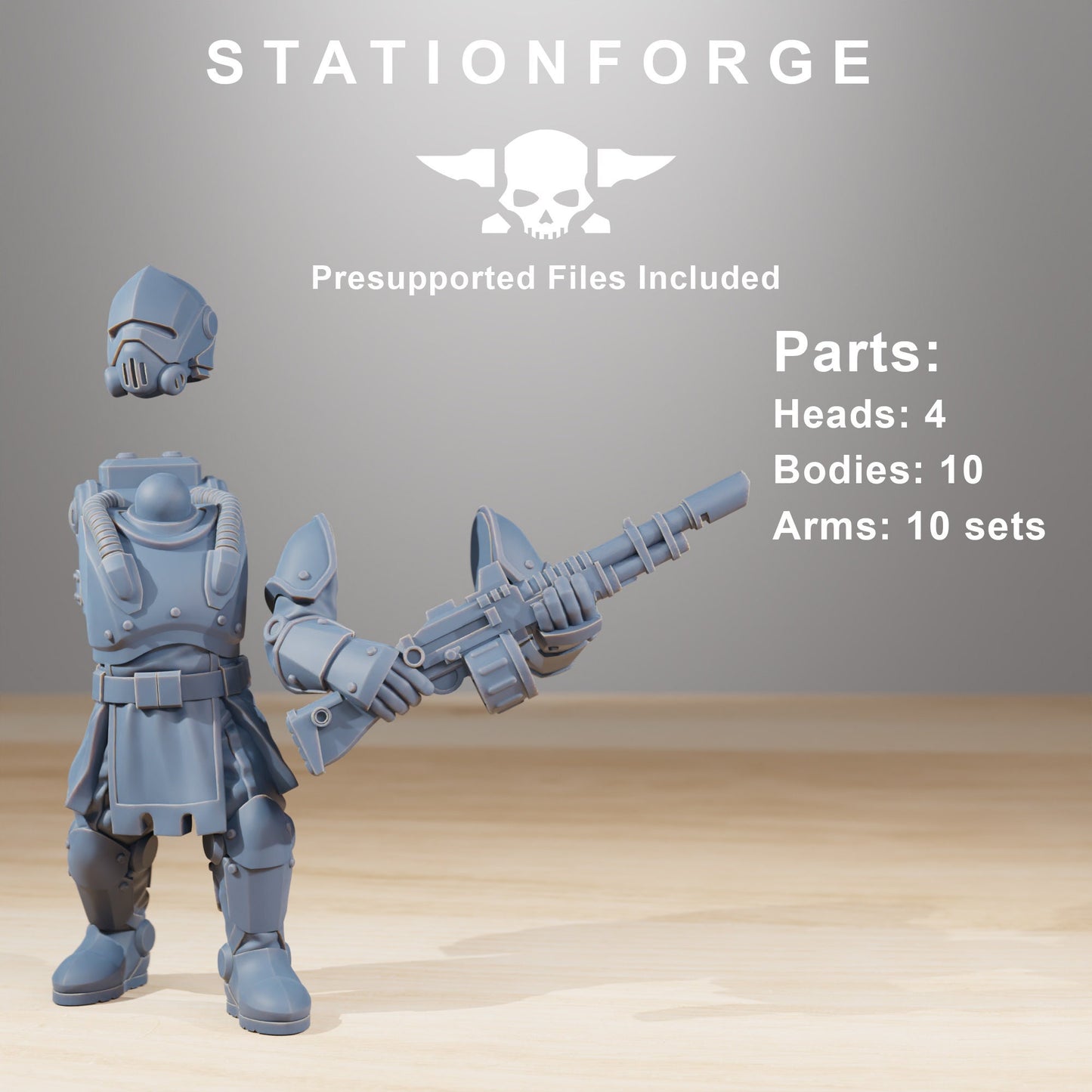 Royal Guard Infantry - set of 10 (sculpted by Stationforge)