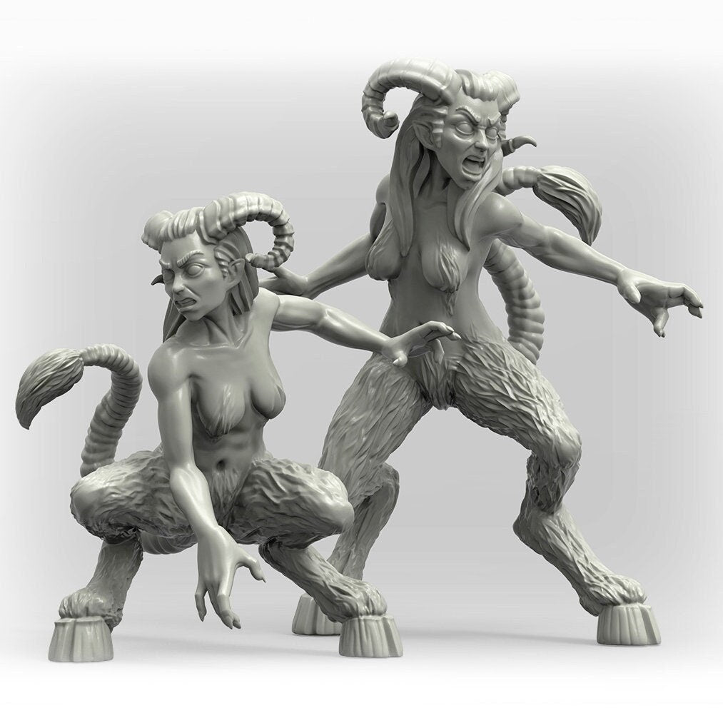 Goat Spawn - Lovecraftian Monster / Cosmic Horror - set of 2 (sculpted by Adaevy Creations)