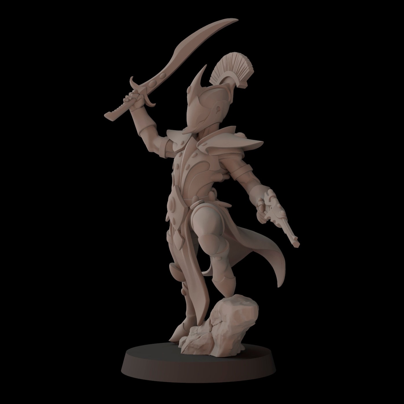 Aeterni Battledancers Lord(Sculpted by Fantasy Cult Miniatures)