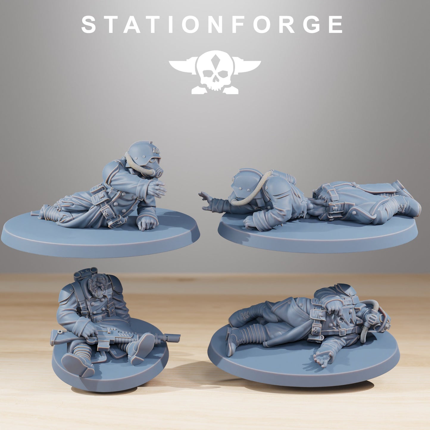 Grim Guard Fallen (16) (sculpted by Stationforge)