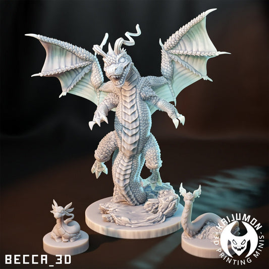 Dragons (sculpted by Kaijumon)
