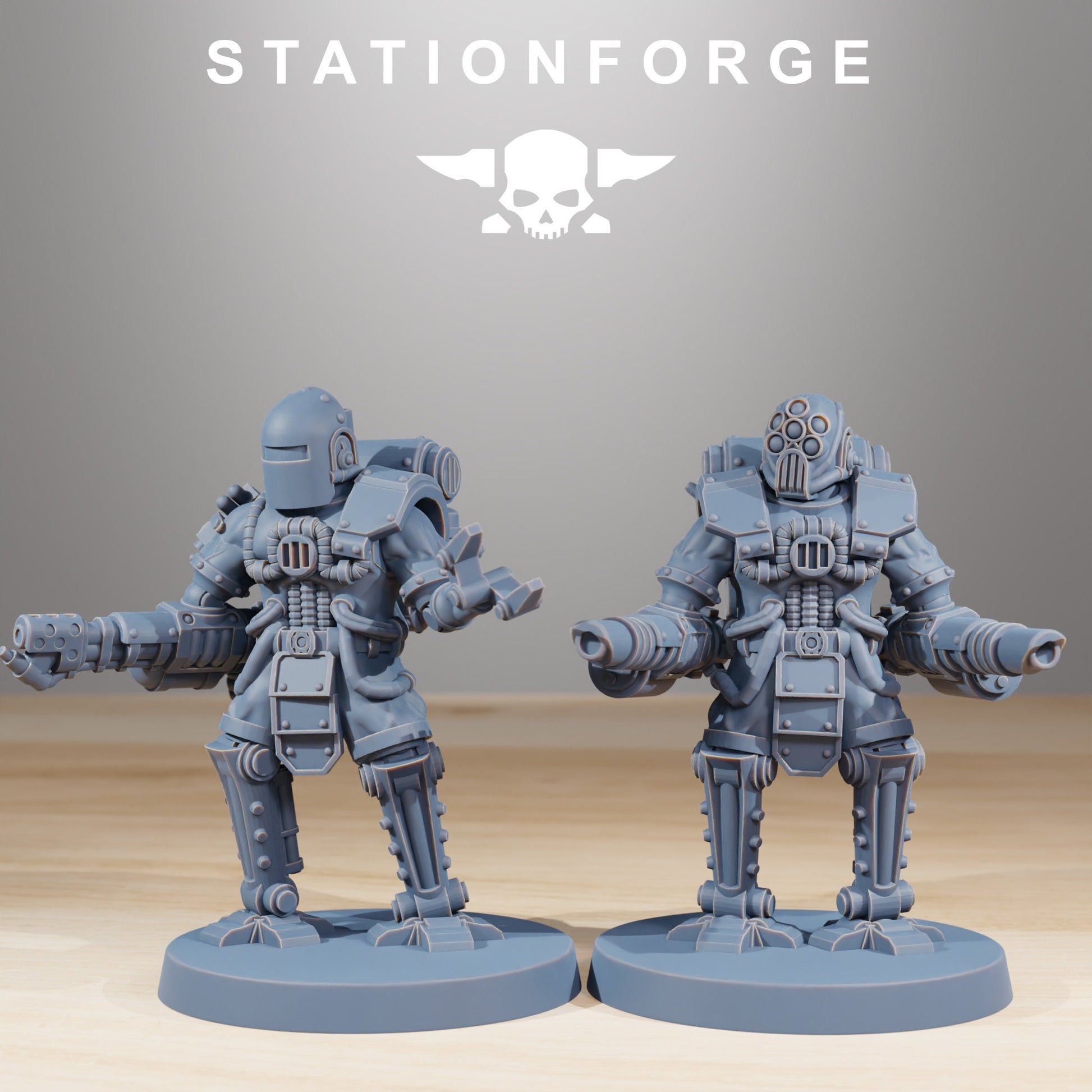 Scavenger Cyborgs - set of 10 (sculpted by Stationforge)