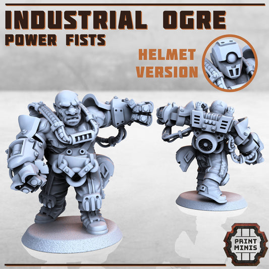 Industrial Ogre With Power Fists (by Print Minis)