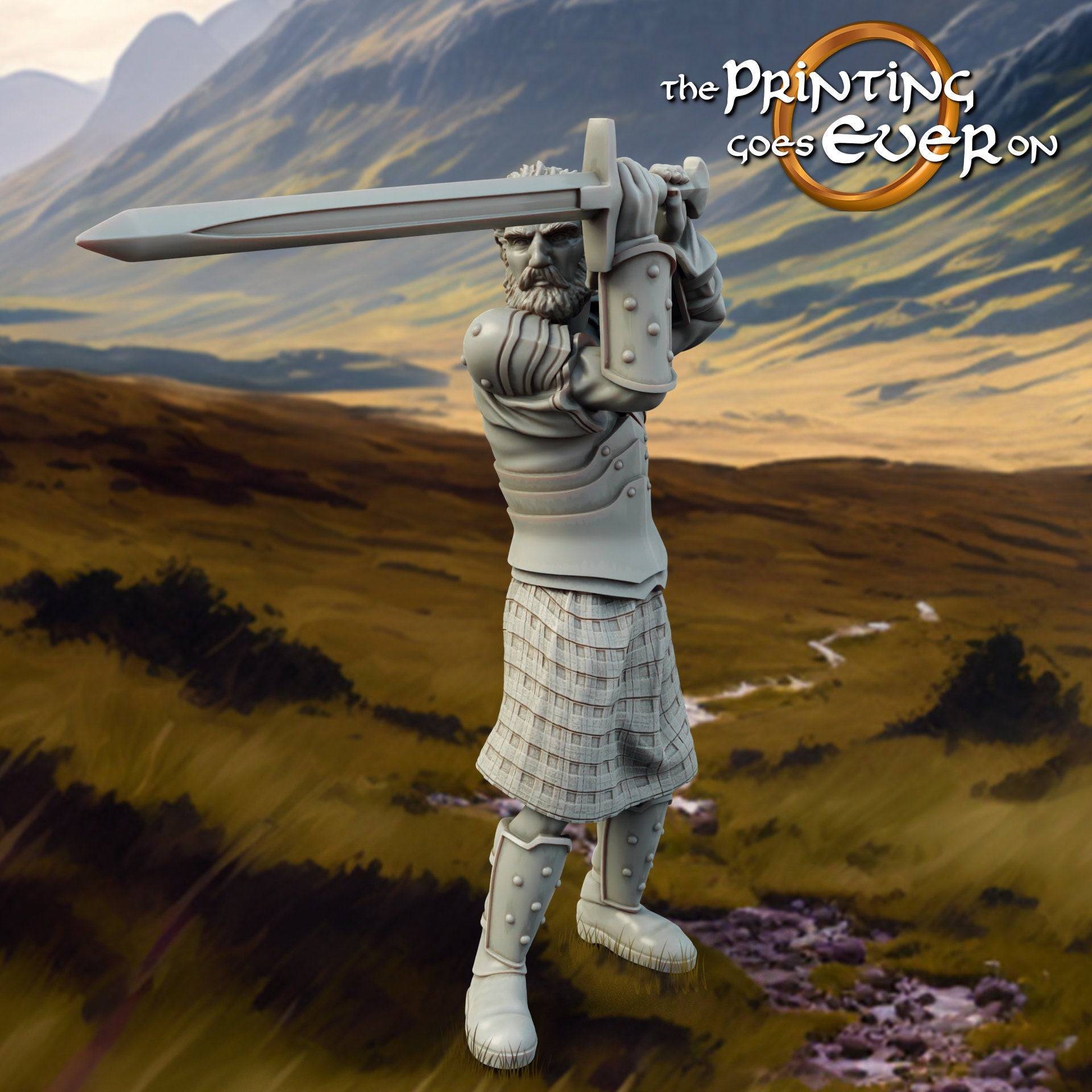 Clansmen D - Allies and Fiefs - Vol. 1 (sculpted by Print Goes Ever On)