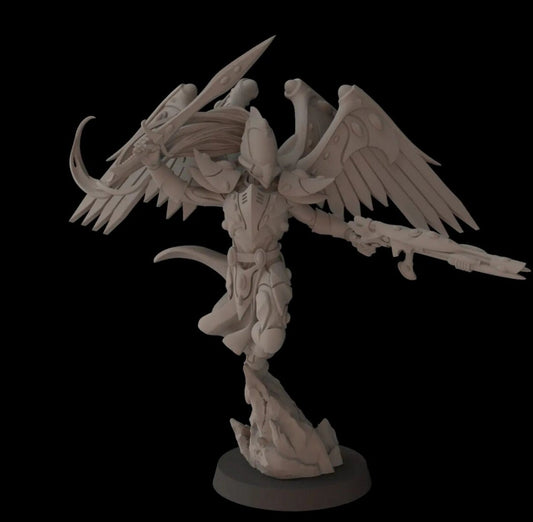 Sky Fighter Lord (Sculpted by Fantasy Cult Miniatures)