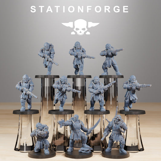 Royal Guard Infantry - set of 10 (sculpted by Stationforge)