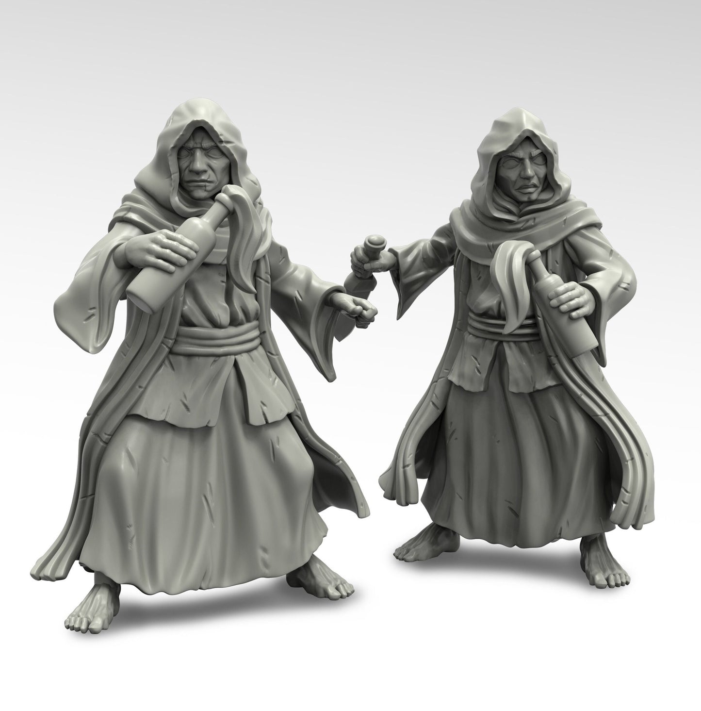 Dark Druids / Cultist - set of 2 (sculpted by Adaevy Creations)