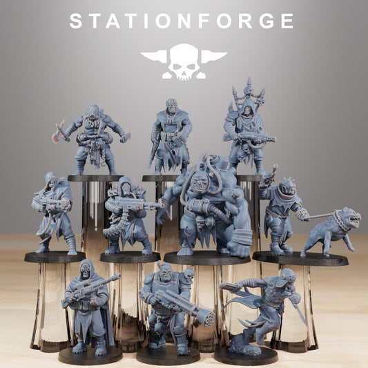 Corrupted Guard Nomads - set of 10 (with Mutant option) (sculpted by Stationforge)