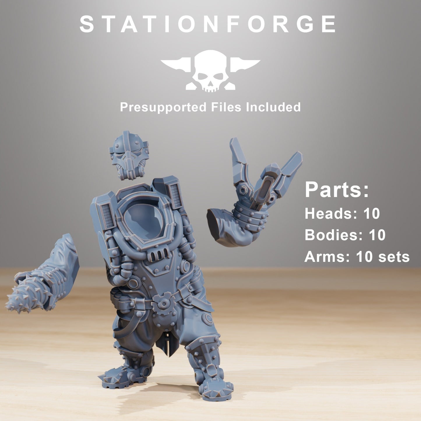 Scavenger Frontliners Heavy Support - set of 10 (sculpted by Stationforge)