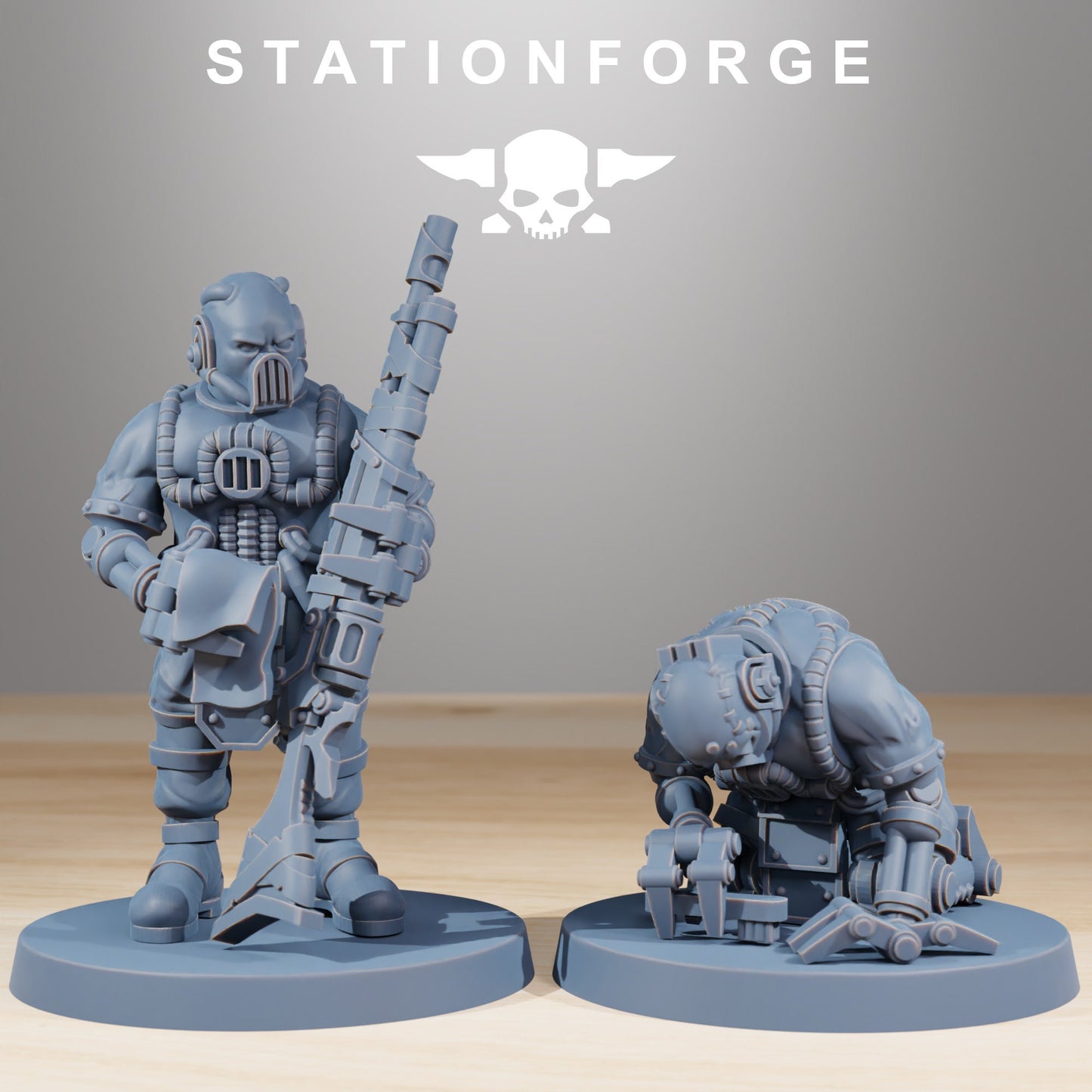 Scavenger Cyborgs - set of 10 (sculpted by Stationforge)