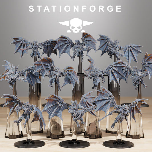 Scavenger Pythonicus Flyers - set of 10 (sculpted by Stationforge)