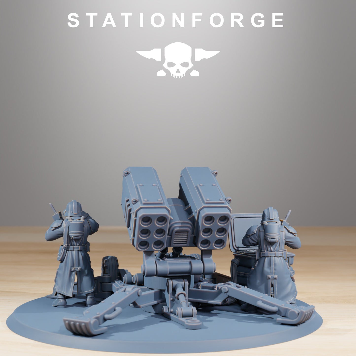 Grim Guard Battle Weapons - Missile Platform (sculpted by Stationforge)