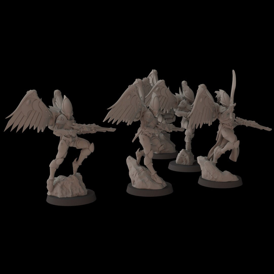 Aeterni Sky Fighters - set of 5 (Sculpted by Fantasy Cult Miniatures)