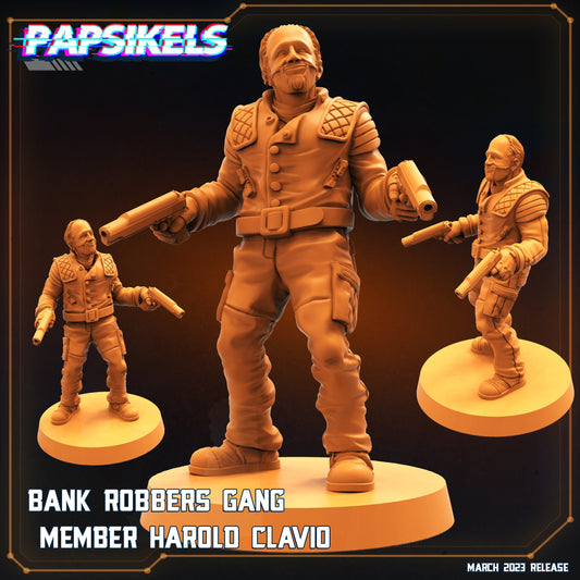 Bank Robber's Gang Member - Harold Clavio (sculpted by Papsikels)