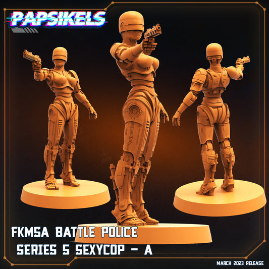 FKSMA Battle Police - Series 5 Sexycop A (sculpted by Papsikels)