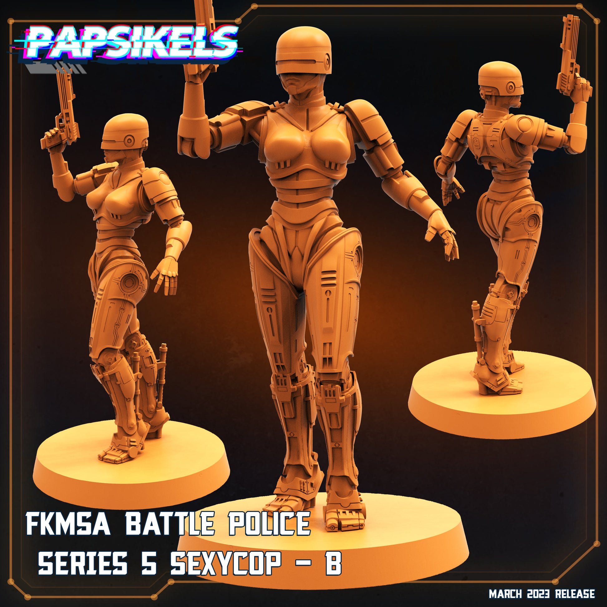 FKSMA Battle Police - Series 5 Sexycop B (sculpted by Papsikels)