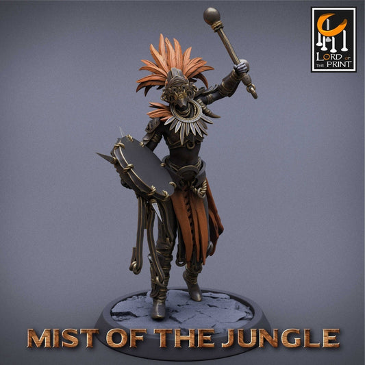 Amazon Drummer (sculpted by Lord Of The Print)