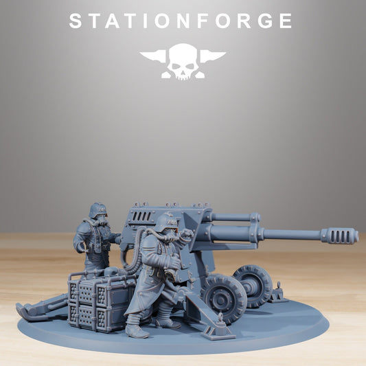 Grim Guard Battle Weapons - Cannon Platform (sculpted by Stationforge)