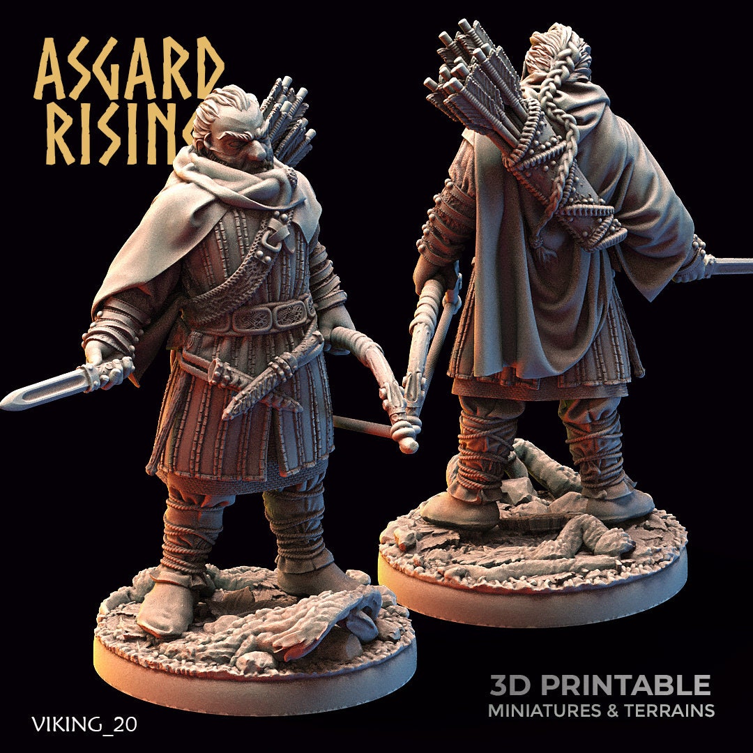 Viking Rangers (6) (Sculpted by Asgard Rising)