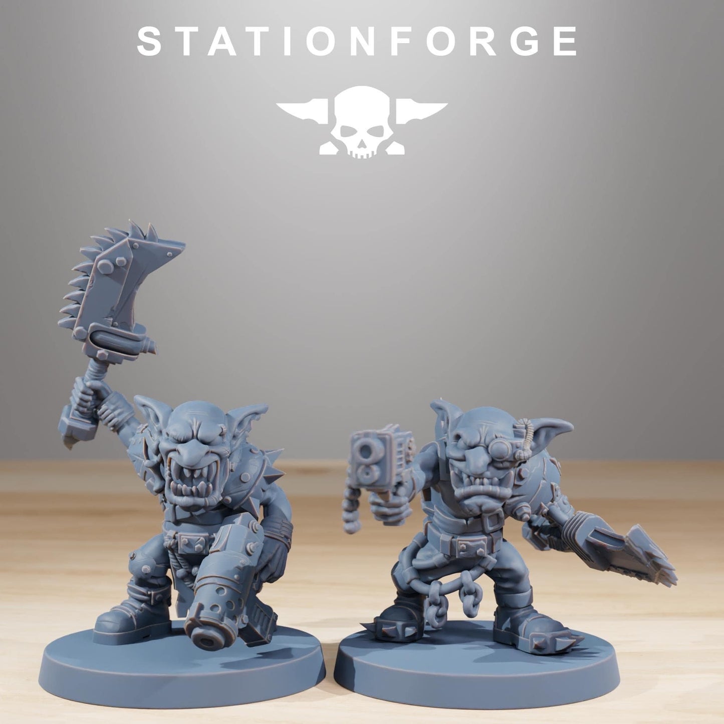 Goblin Berserkers - set of 10 (sculpted by Stationforge)