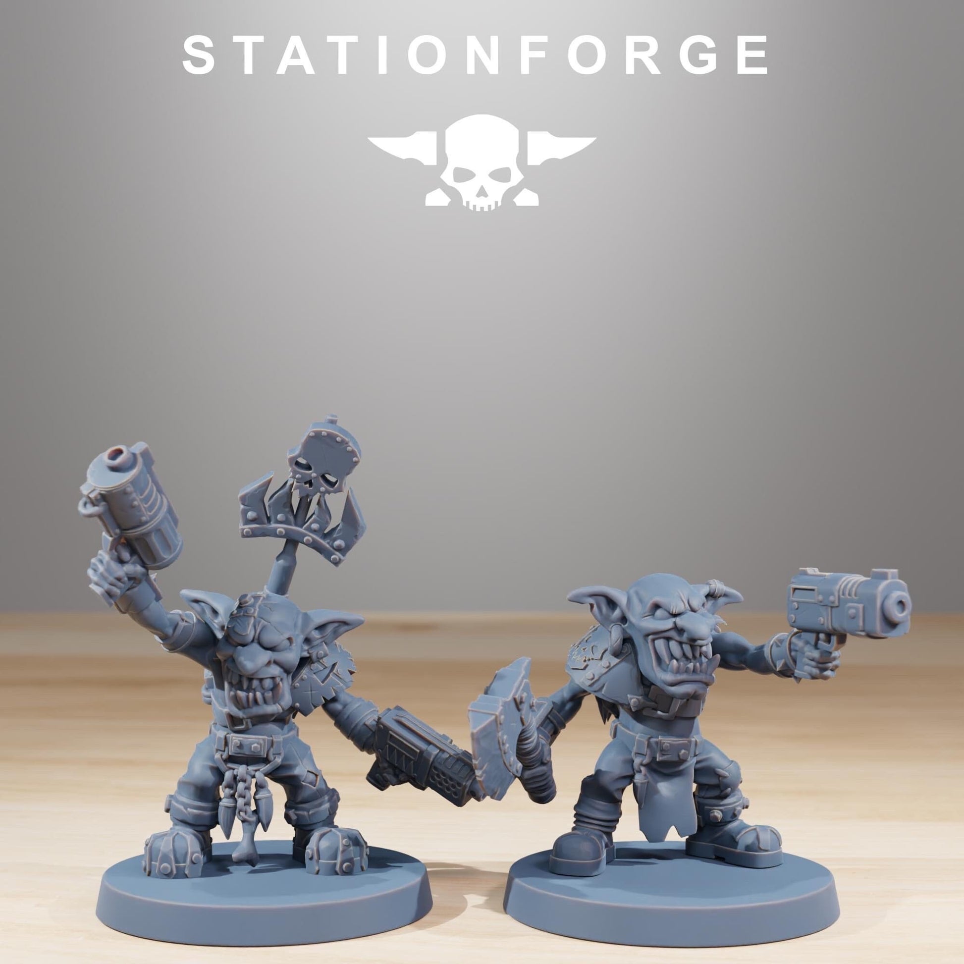 Goblin Berserkers - set of 10 (sculpted by Stationforge)