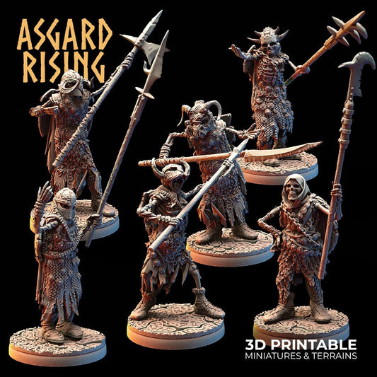 Draugr Phalanx (6) sculpted by Asgard Rising