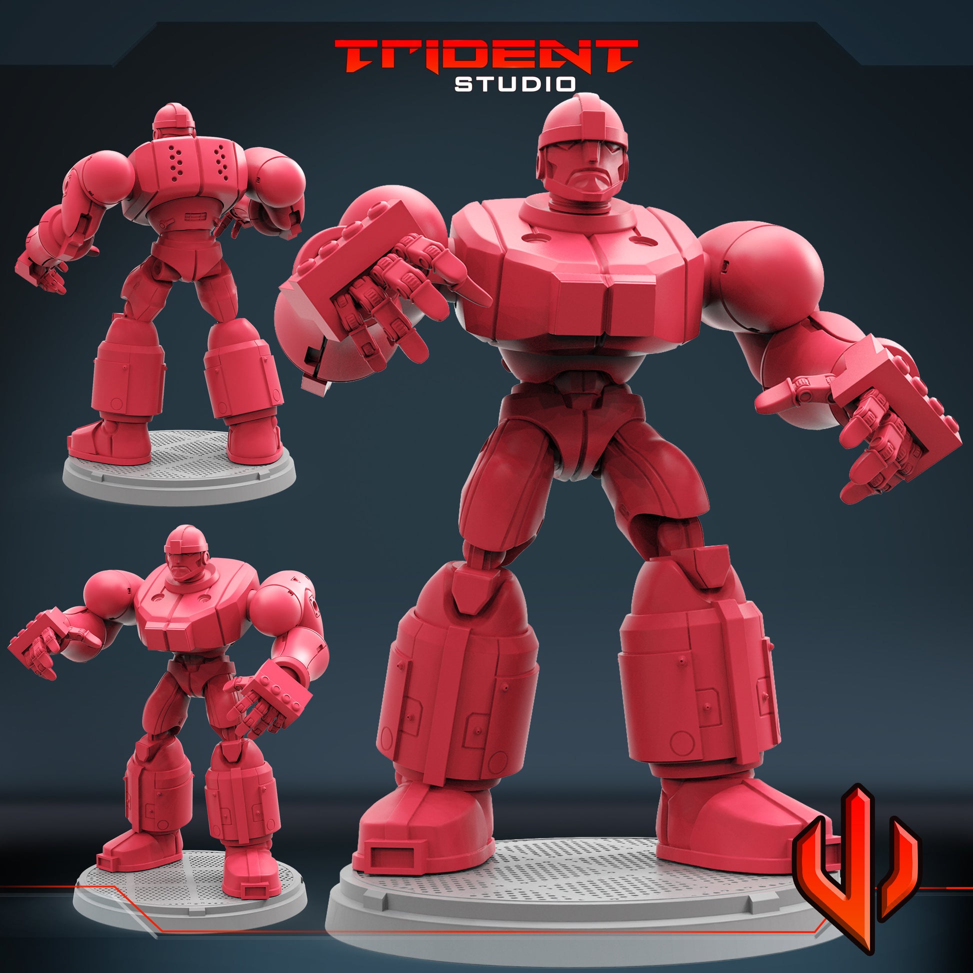 Sentinel - MvC A (Fan art sculpted by Trident Studio) (Crisis Protocol Proxy/Alternative)