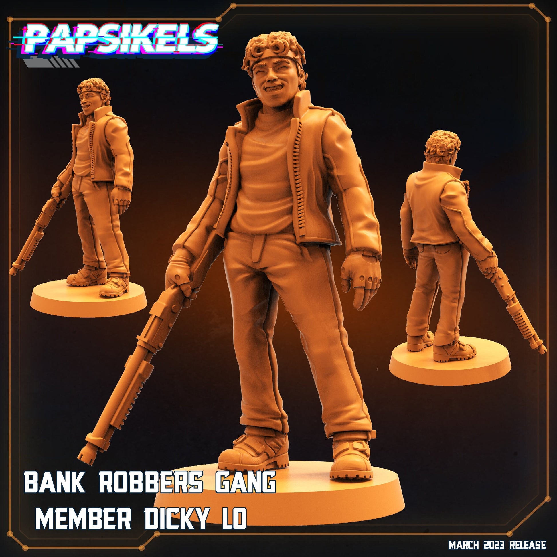 Bank Robber's Gang Member - Dicky Lo (sculpted by Papsikels)