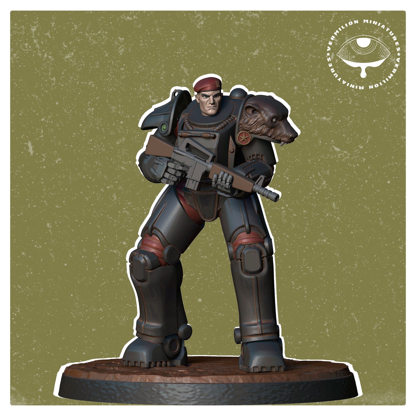 Bearforce - Power Armour 1 (Sculpted by Vermillion Miniatures)