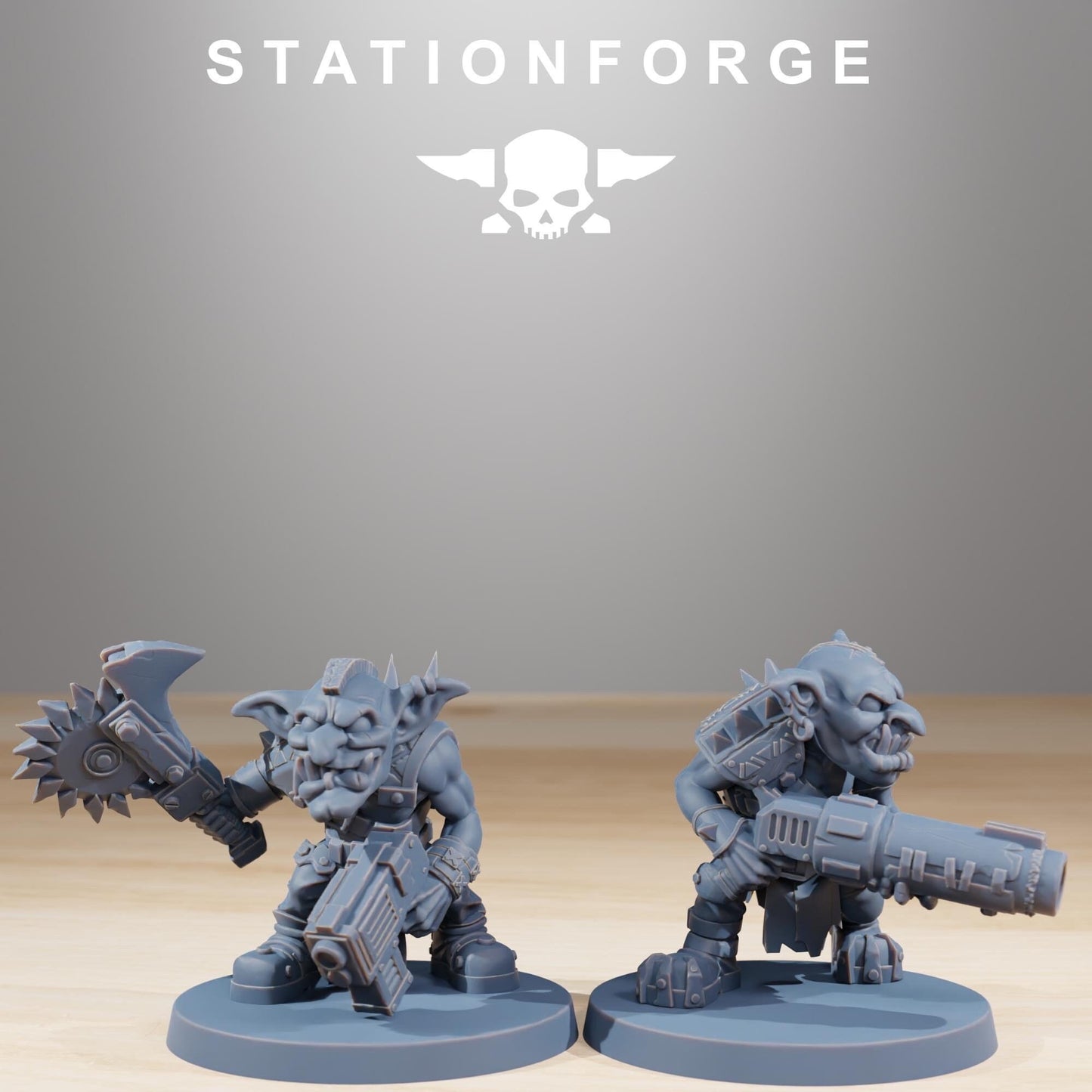 Goblin Berserkers - set of 10 (sculpted by Stationforge)