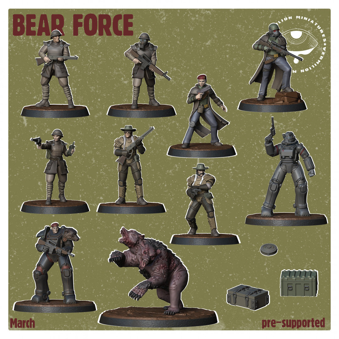 Bearforce - Full Collection (Sculpted by Vermillion Miniatures)