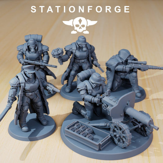 Grim Guard Delta Squad (5) (sculpted by Stationforge)