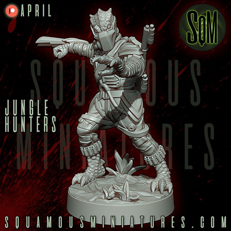 Jungle Hunters - Set of 6 (Sculpted by Squamous Miniatures)